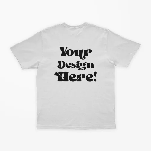 Back view of the design Your Own Custom T-Shirt