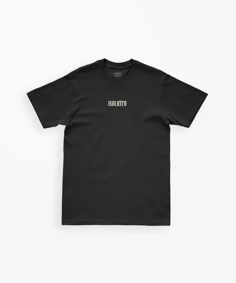 Isolated T-Shirt – Unisex Graphic Tee | South Africa Isolated graphic T-shirt from Charm Craft's branded apparel collection