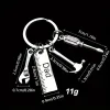 Stainless Steel Mini Tool Set Keychain stainless steel miniature tool set keychain