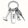 Stainless Steel Mini Tool Set Keychain stainless steel miniature tool set keychain